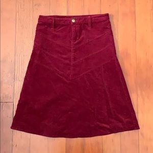 Corduroy Skirt
